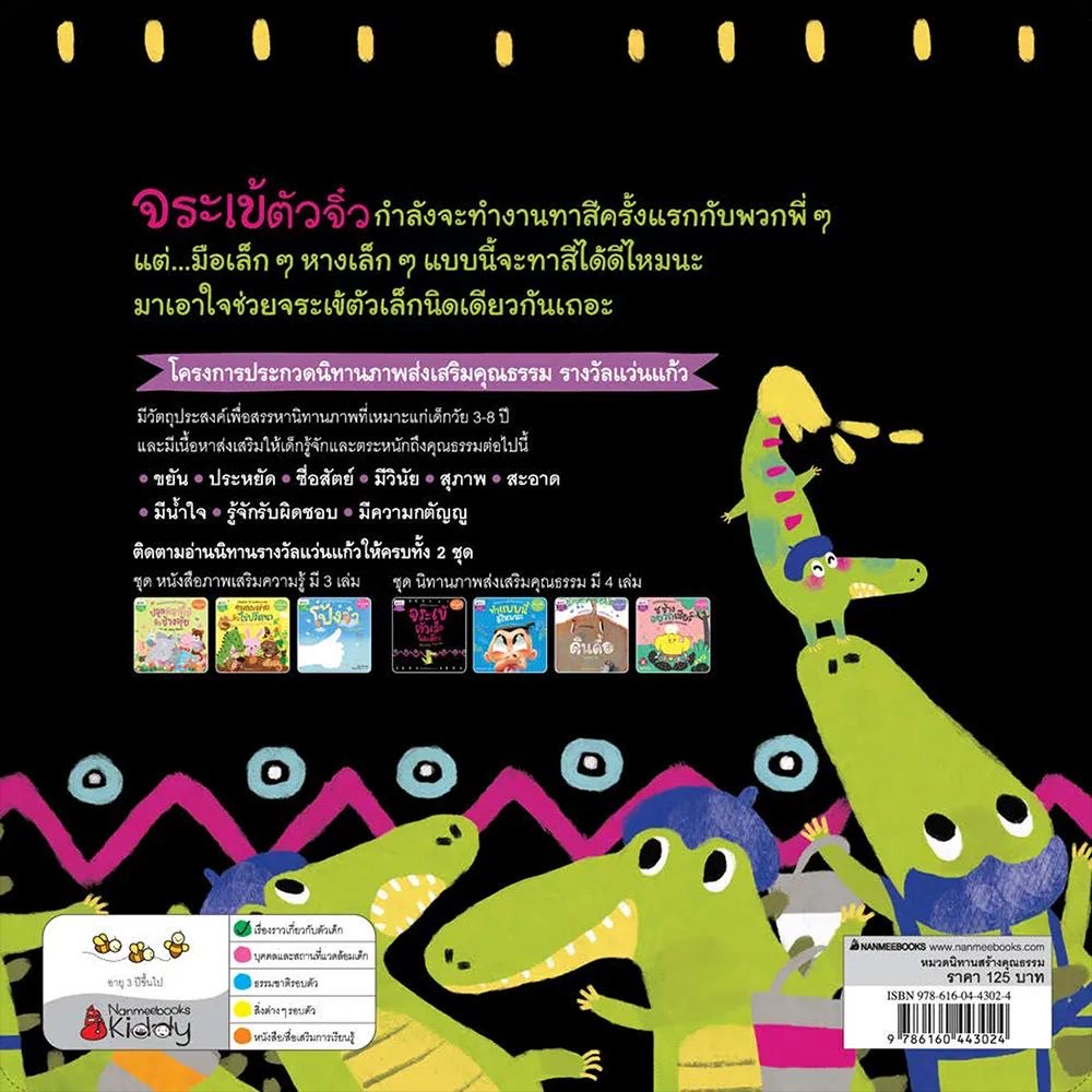 จระเข้ตัวเล็กนิดเดียว (ปกอ่อน) 3-5 ปี