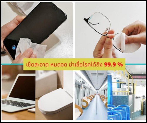 ทิชชู่เปียก Alcohol75%
