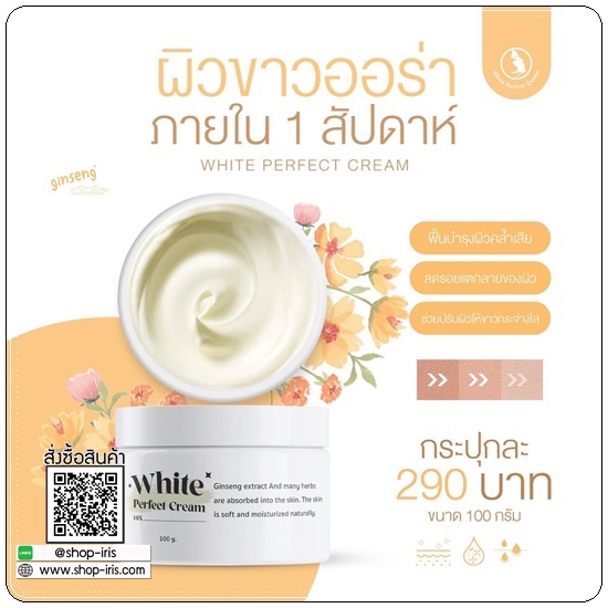 โสมควีน ไวท์เพอร์เฟค ครีม White Perfect Cream