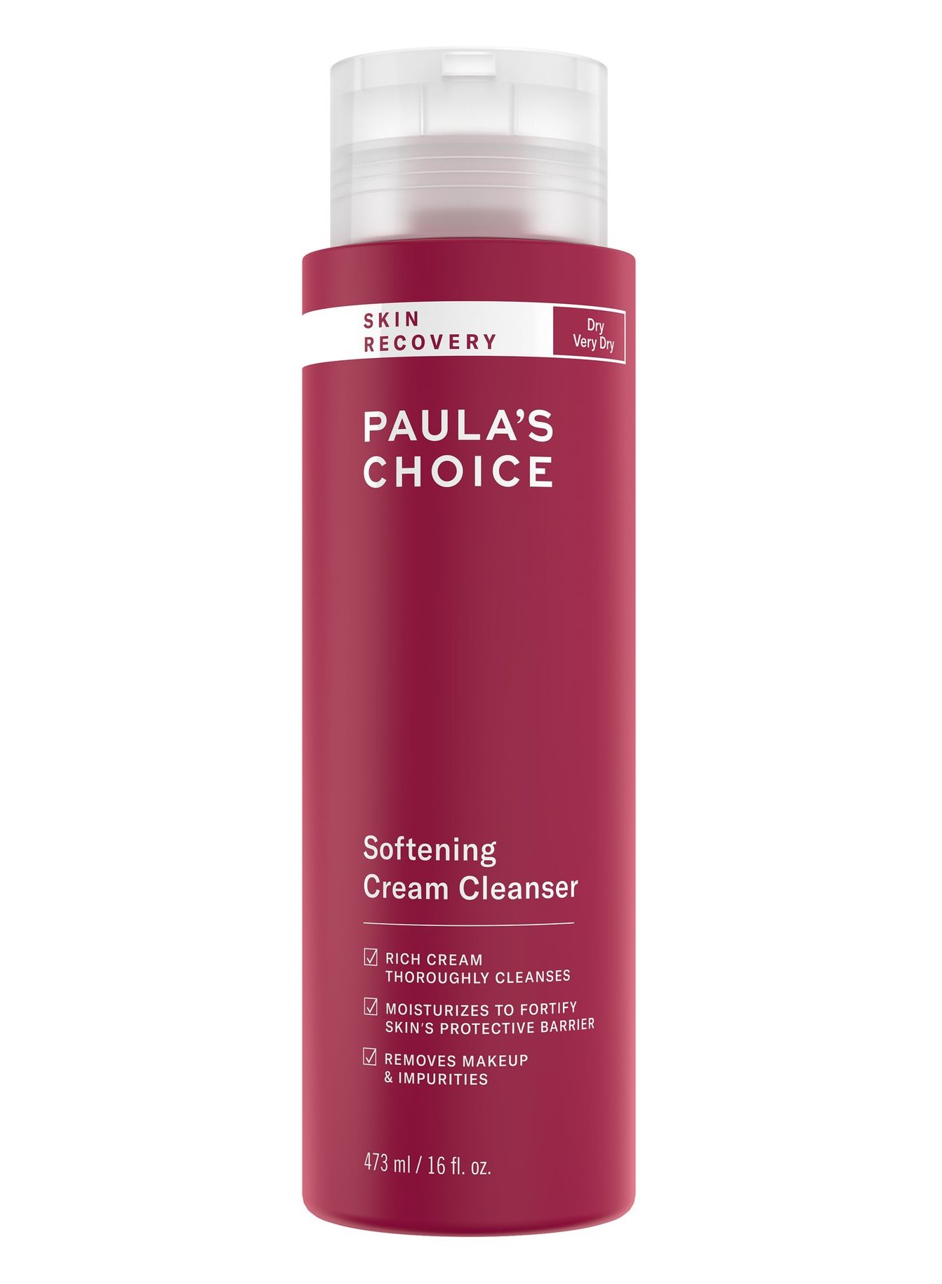 PAULA'S CHOICE :: Skin Recovery Softening Cream Cleanser ครีมล้างหน้า สำหรับผิวแห้ง-แห้งมาก มี 2 ขนาด