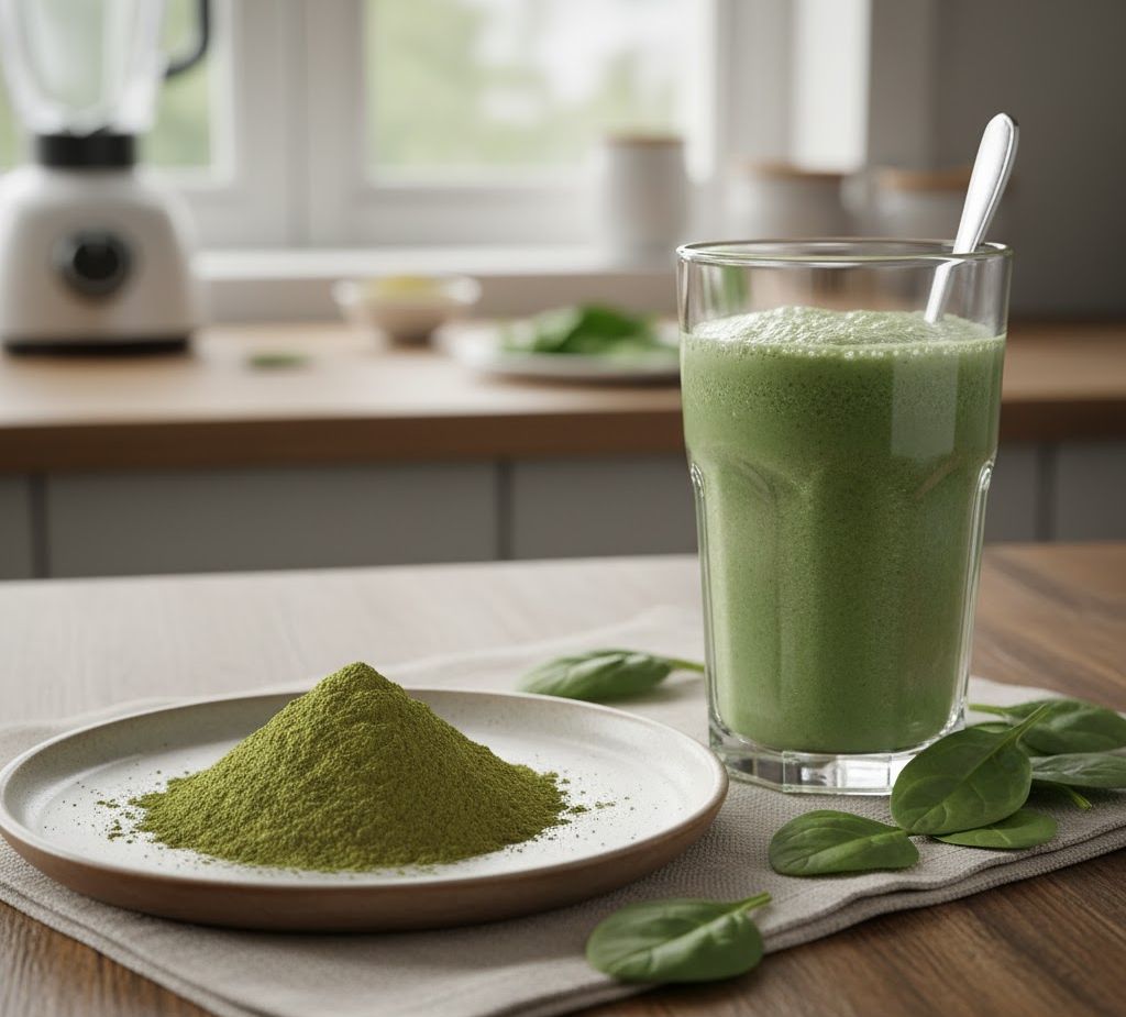 ผักโขม ขนาดทดลอง 20 กรัม ผงผักโขม 100 % 👍🏻 0% น้ำตาล ไม่มีสารกันเสีย 🌿 ผงผักโขม 100% ขนาดทดลอง 20g | 0% น้ำตาล ไม่มีสารกันเสีย | Spinach Powder Natural | ทำเครื่องดื่ม เบเกอรี่ อาหาร