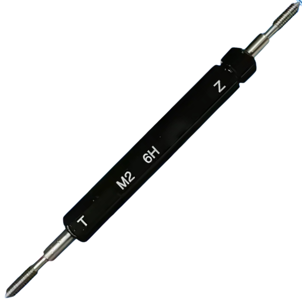 M2P0.4GPNP-6H เกจวัดเกลียวในเกลียวเมตริกมาตรฐานสากล,Metric thread plug gauge,(ISO standard,class-6H),M2X0.4-GPNP-6H,Go/NoGo set,with inspection result