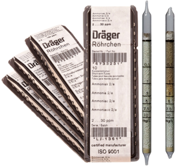 Draeger รหัสสินค้า CH23201 หลอดวัดความเข้มข้นของก๊าซ , Gas detector tubes Carbon Disulfide 30/a , meas.range: 32～3,200 ppm , quantity: 10pcs/Box