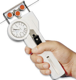 Han-Schmidt รุ่นDX2-20K-Lเครื่องวัดความตึงเส้นลวดเเละสลิง,Wire tension measuring instrument Range:5～20daN/216mm,PA:1.50mm