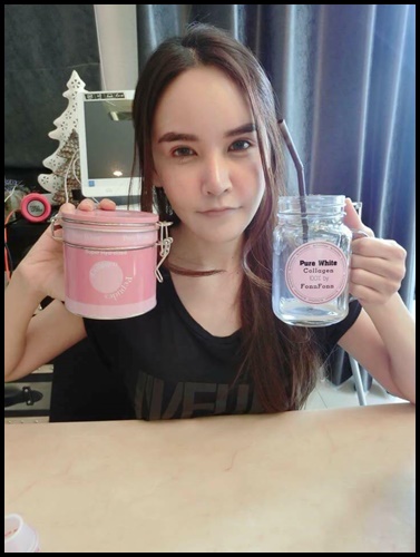 คอลลาเจนเพียว ฝนฝน Pure White Collagen Peptides By FonnFonn แพคเกจใหม่
