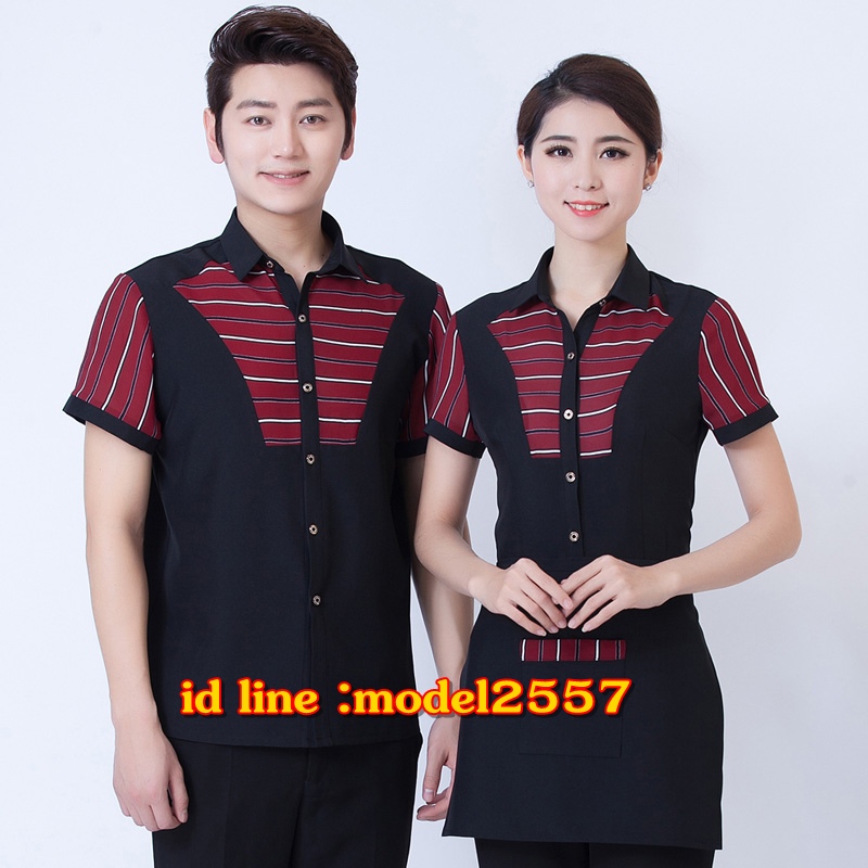 F6011024 เสื้อพนักงานต้อนรับ เสื้อพนักงานโรงแรม เสื้อฟอร์มพนักงาน ชุดฟอร์มพนักงาน F6011024 ตัว