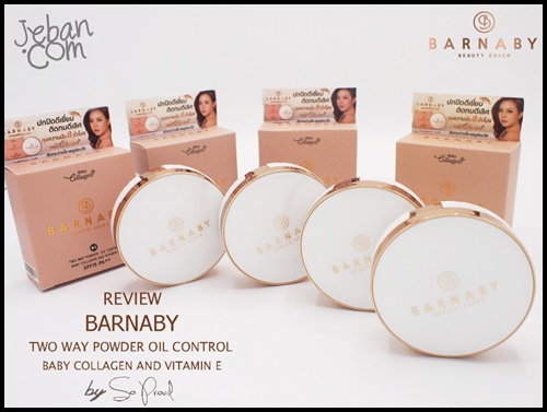 แป้งพัฟบาร์นาบี้ Barnaby แป้งหน้าเด็กผสมคอลลาเจน MICRO SILK ANTI-AGING POWDER
