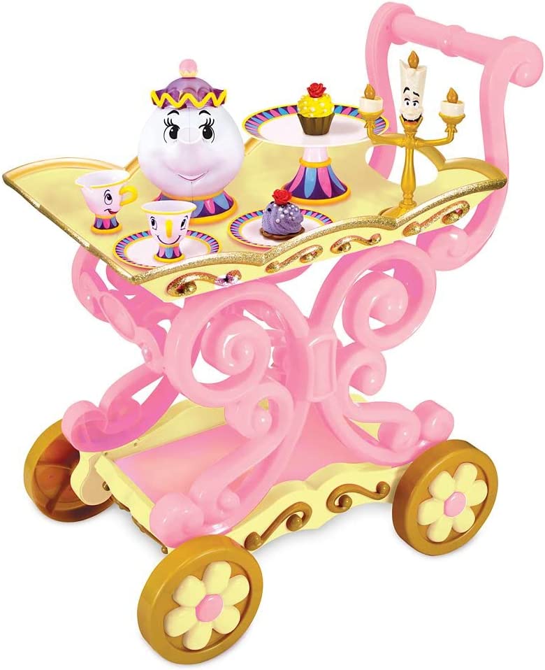 รถชา Disney Beauty and The Beast ''Be Our Guest'' Singing Tea Cart Play Set ราคา 3,990 - บาท
