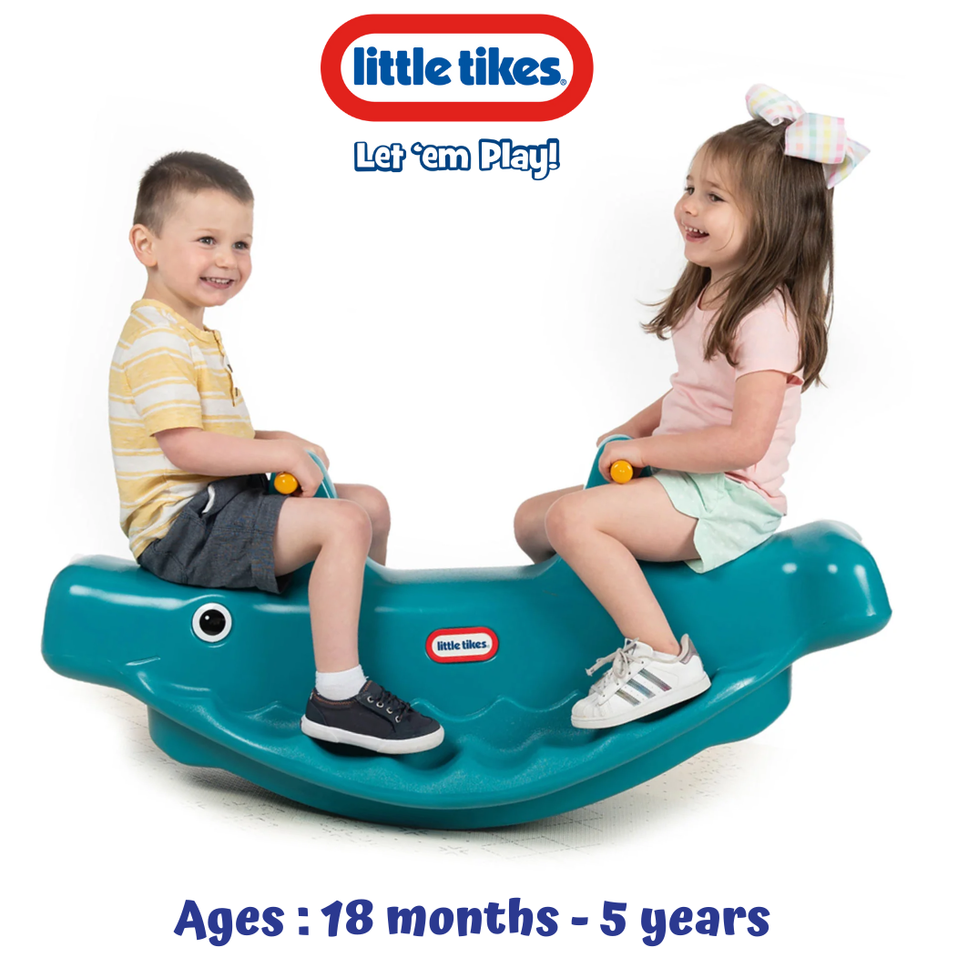 NEWกระดานหกแสนสนุก🐳 นำเข้า🇺🇸 จากแบรนด์ Little Tikes Whale Teeter Totter - Active Play กระดานหกลายปลาวาฬ 🐋สําหรับเด็ก ราคา 4390 บาท