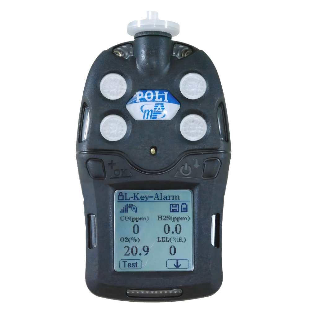 mPower รหัส MP400 เครื่องวัดแก๊ส 4 เซ็นเซอร์,POLI multi-gas detectors,4-Gas monitor LEL,O2,CO,H2S