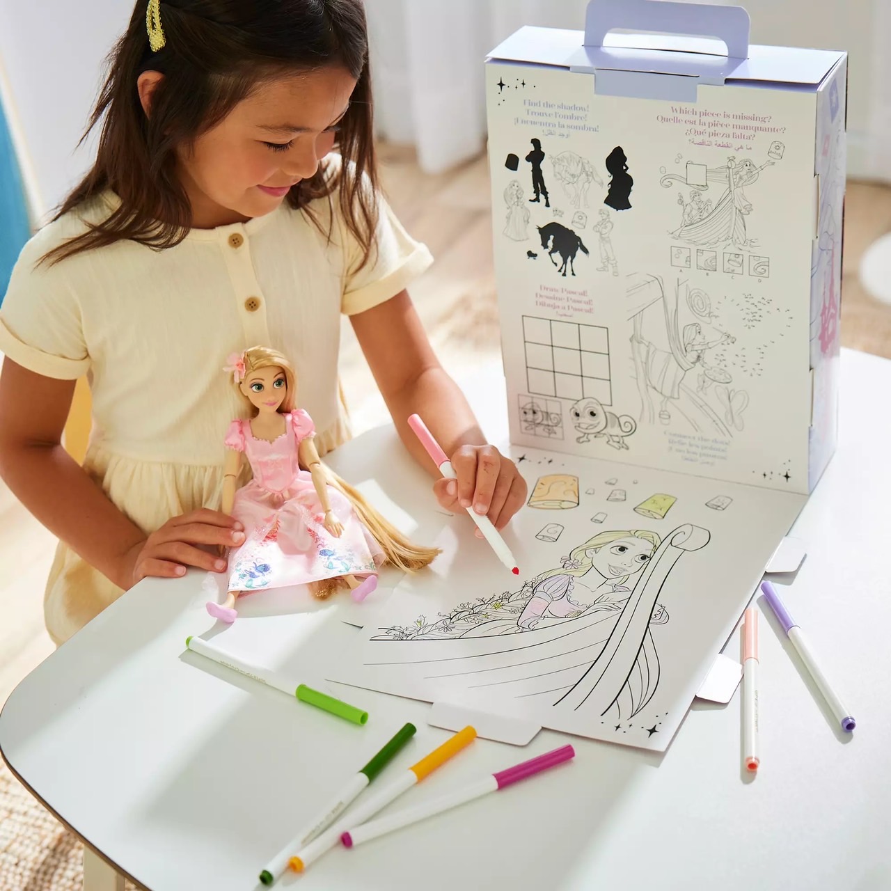 นำเข้า 🇺🇸 เซ็ทตุ๊กตาราพันและกิจกรรมระบายสีRapunzel Disney Story Doll - Tangled 11" ราคา 1,590 บาท