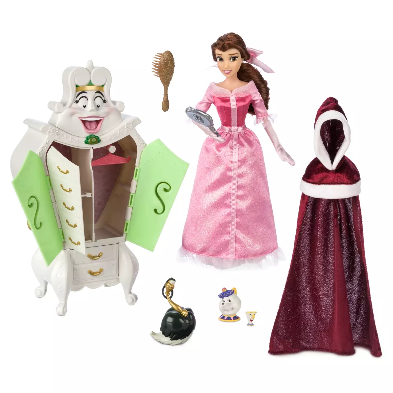 ชุดของเล่นตู้เสื้อผ้าเบลล์คลาสสิก Belle Classic Doll Wardrobe Play Set – Beauty and the Beast ราคา 1890.- บาท