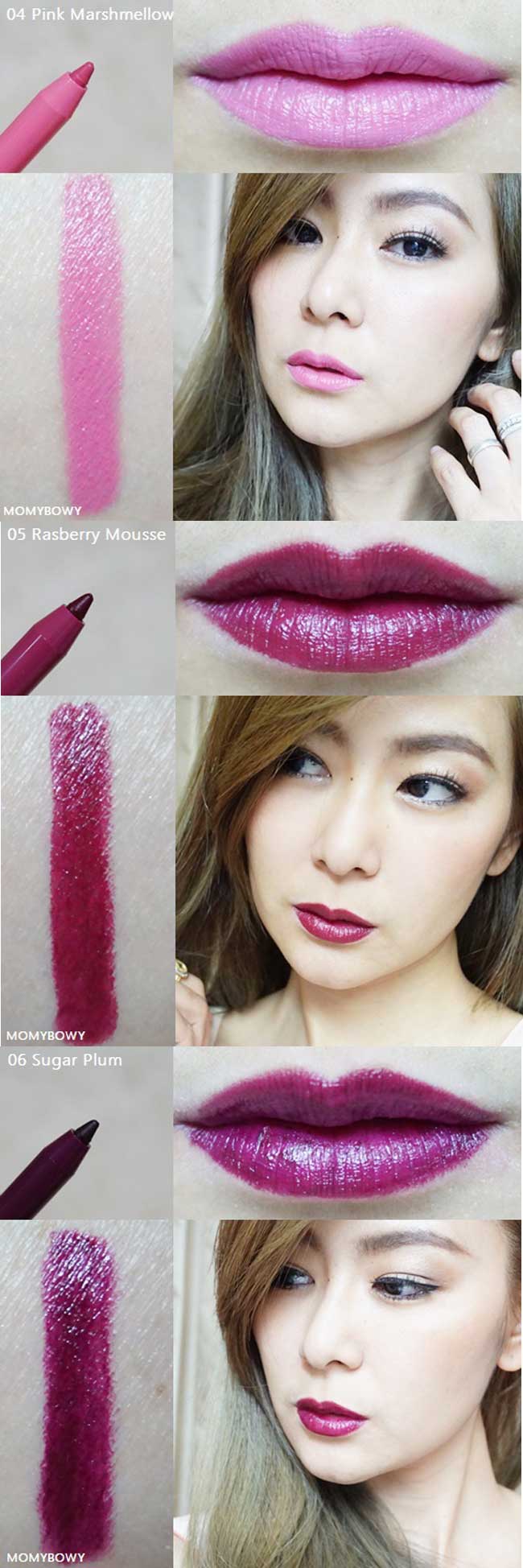 VELVET MATTE LIP DEFINER Summer Ice Cream Party Mille ลิปสติกมาในรูปแบบดินสอแบบหมุน
