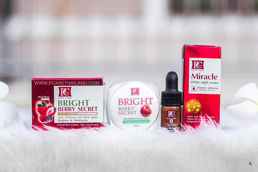 Pcare Miracle white night serumเซรั่มแต้มรอยสิว ลดจุดด่างดำ ฝ้า กระ