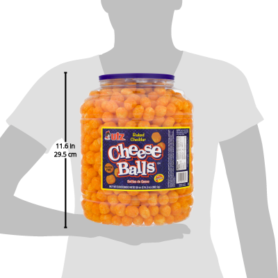 ชีส บอล Utz Cheddar 35 oz Barrel ราคา 890 บาท