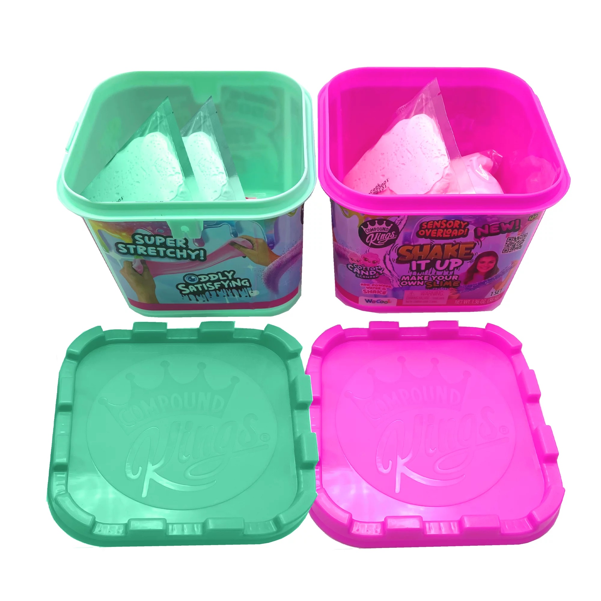 สไลม์ 2 แพ็ค กลิ่นหอมบัตเตอร์หลากสี รวมประสาทสัมผัสเกินพิกัด Shake it up DIY slime 2 pack ราคา 590.- บาท