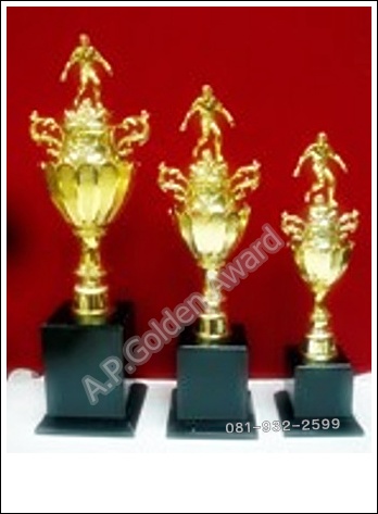 ถ้วยรางวัลพลาสติก เสาเดี่ยว