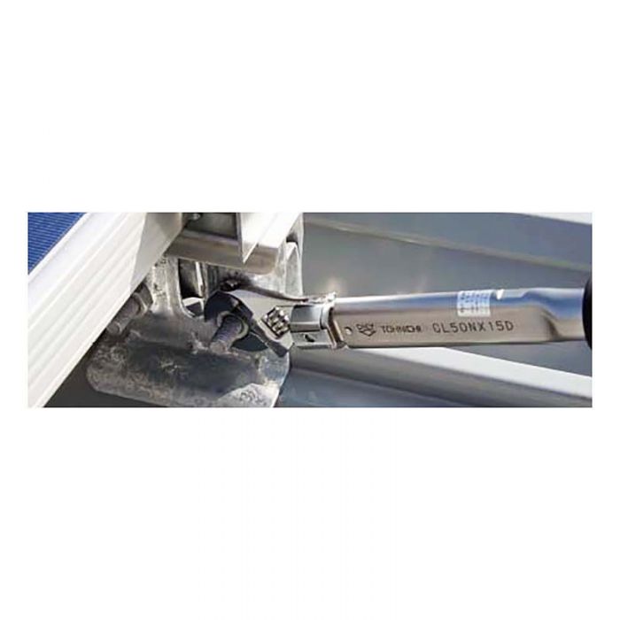 Tohnichi CL50IX8D Interchang. Head Type Adj. Torq Wrench, 10-50, 0.5lbf.in, 8D