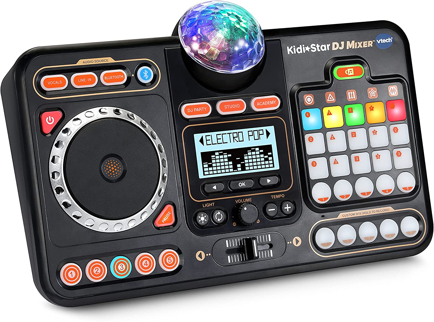 บูธดีเจดาวเด่น VTech KidiStar DJ Mixer Black ราคา 3,590บาท