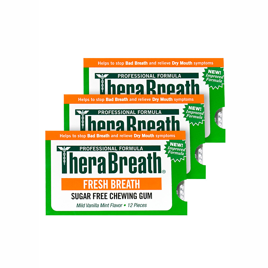 NEWหมากฝรั่ง นำเข้า🇺🇸 TheraBreath Fresh Breath Chewing Gum with ZINC, Citrus Mint Flavor, 10 Count - หมากฝรั่งTheraBreath ลมหายใจสดชื่นรสมิ้นต์ 10 เม็ด ราคา199 บาท/แผง