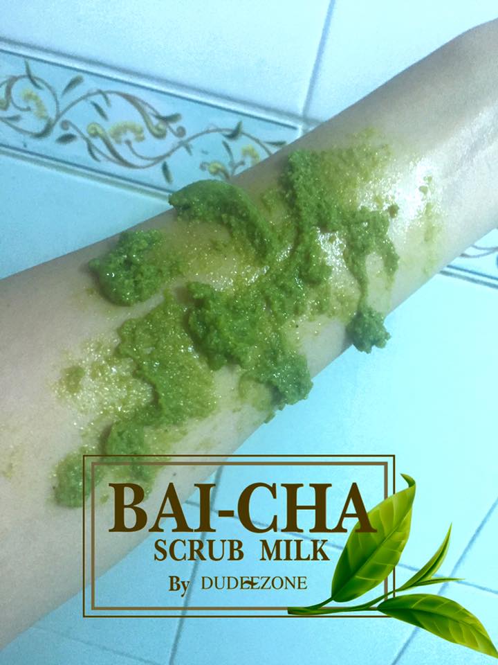 สครับใบชาผสมน้ำนม (Bai Cha Scrub Milk By DuDeezone)