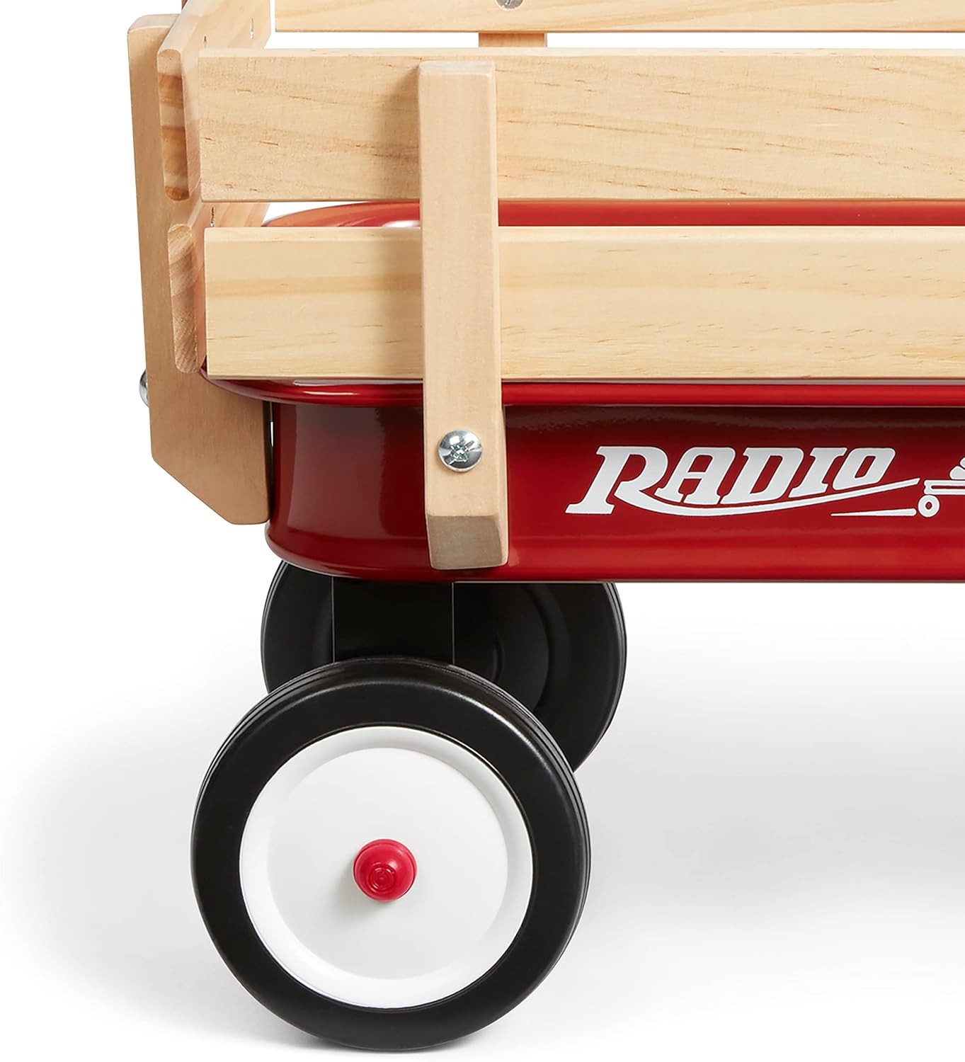 🔥นำเข้า🇺🇸 สนุกไปกับ Radio Flyer My 1st Steel & Wood Wagon สีแดงสดใส รถลากคลาสสิกสำหรับเด็ก เสริมสร้างจินตนาการและพัฒนา ราคาเพียง 2,590 บาท