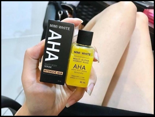 AHA white หัวเชื้อเร่งผิวขาว (by MIMI White AHA สูตรออริจินัล)