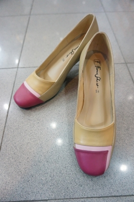 สีชาตัดลายสีชมพู แบบสวย ตัดเย็บดี สีสันสดใส