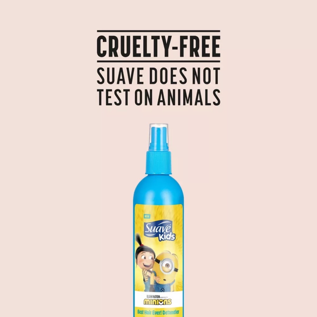 นำเข้า 🇺🇸 💛 สเปรย์หวีผม Suave Kids x Minions ผมนุ่ม หวีง่าย Best Hair Ever! Detangler Spray 10 oz (295 ml) ราคา 390 บาท