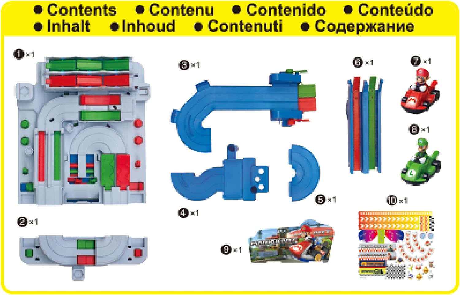 สนามแข่งโกคาร์ทEPOCH Games Mario Kart™ Racing Deluxe, Vehicle Obstacle Course with Mario and Luigi Kart Figures for Ages 5+ ราคา : 2,500 บาท