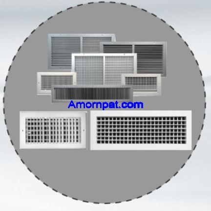 Fan guard and air grille แอร์กริลล์ อะไหล่ สำหรับเครื่องปรับอากาศ แคเรียร์ Carrier