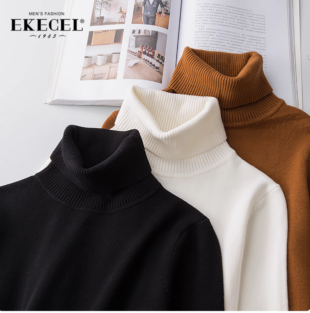 สเวตเตอร์ถักชาย เสื้อคอเต่าผู้ชาย ผู้หญิง unisex สีภาพ s-4xl SKU-04204 ชิ้น