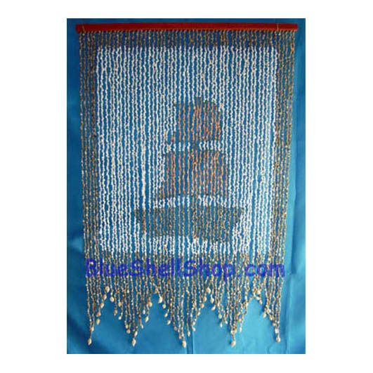 ม่านหอยทับทิมลายม้าน้ำ