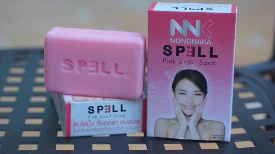 สบู่หอยทาก (SPELL Pink Snail Soap)