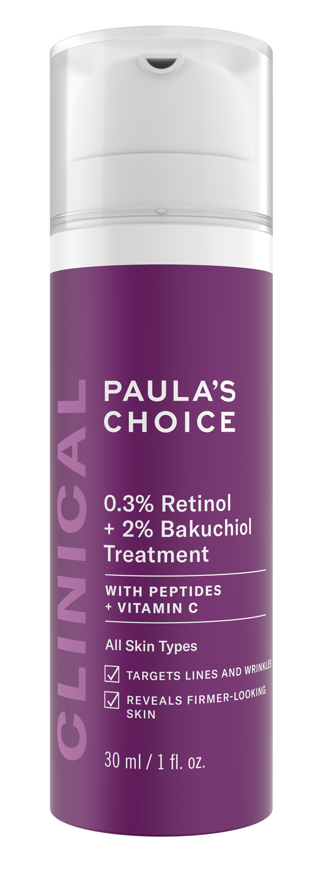 PAULA'S CHOICE CLINICAL 0.3% Retinol+ 2% Bakuchiol Treatment 