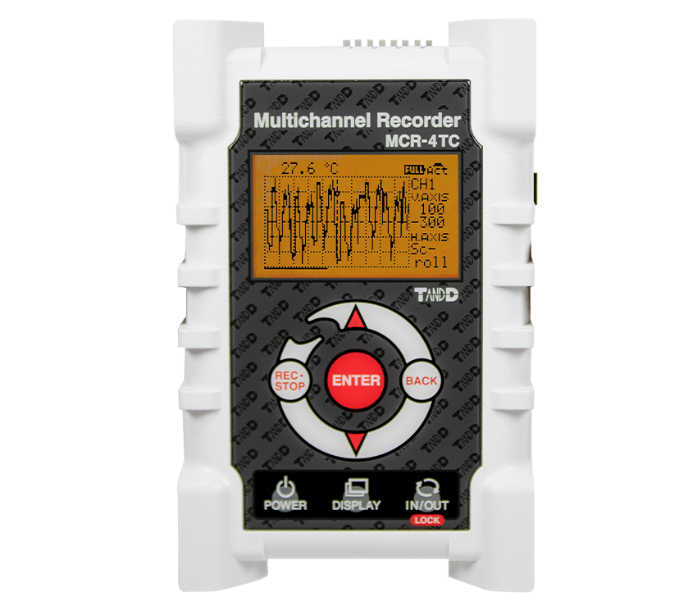 T&D รุ่นMCR-4TCเครื่องวัดและบันทึกค่าข้อมูลอุณหภูมิ,Thermocouple compatible 4-ch.Data logger,range:-270～1760°C