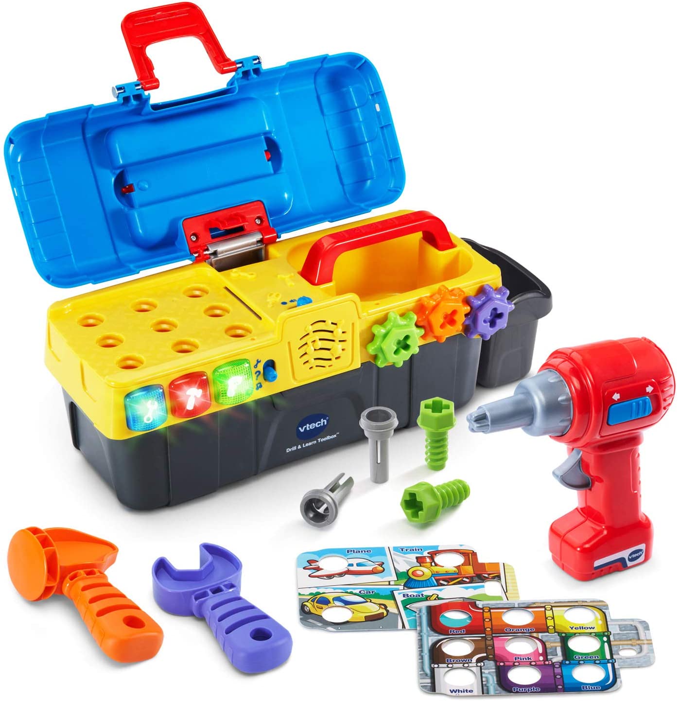 VTech Drill and Learn Toolbox With Working Drill and Tools ราคา 1,890 - บาท