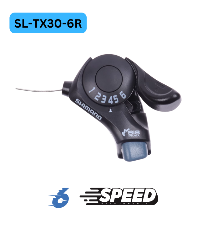 มือเกียร์ Shimano Tourney รุ่น SL-TX30 ขนาด 6 Speed / 7 Speed เสือภูเขา หมอบ รถพับ