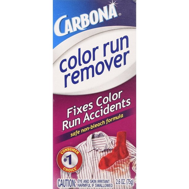 ผงช่วยขจัดคราบสีตก เสื้อผ้า Carbona Color Run Color Remover ราคา 320 บาท