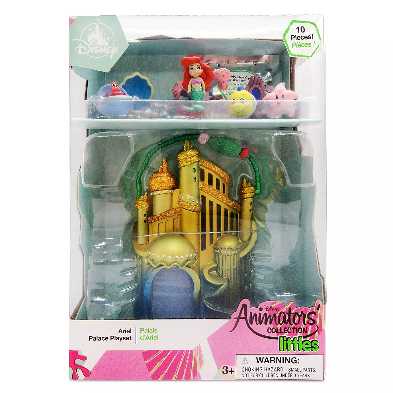 มินิเพลย์เซ็ท Disney Animators' Collection Littles Ariel Palace Play Set – The Little Mermaid ราคา 1250 บาท
