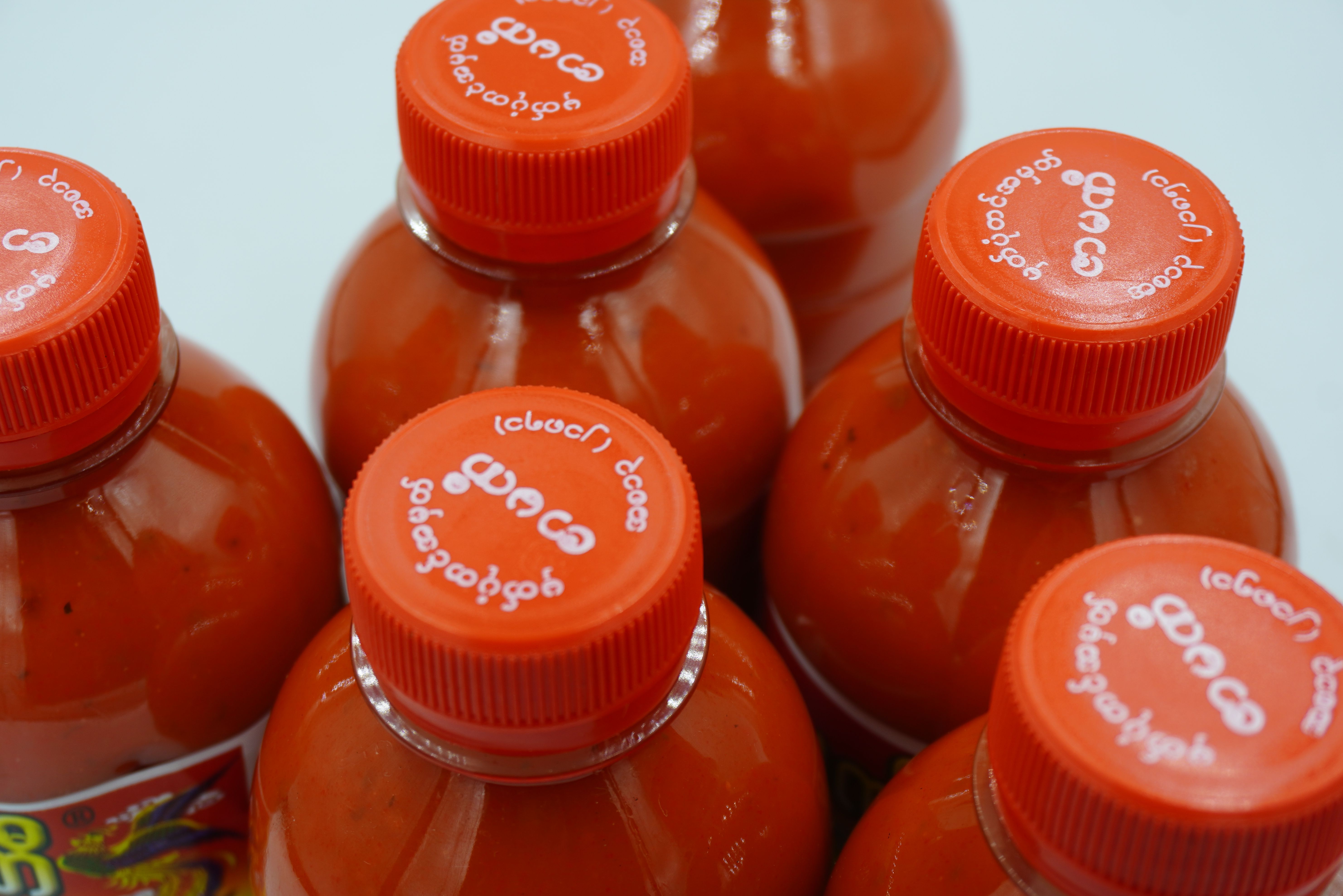 ซอสพริก ซอสพริกพม่า พริกส้ม ขนาด 225 กรัม Burmese sauce น้ำพริกข้าวแรมฟืน ซอสข้าวฟืน Shan food , Burmese food พริกดองพม่า พริกส้มพม่า Burmese Chilli Sauce