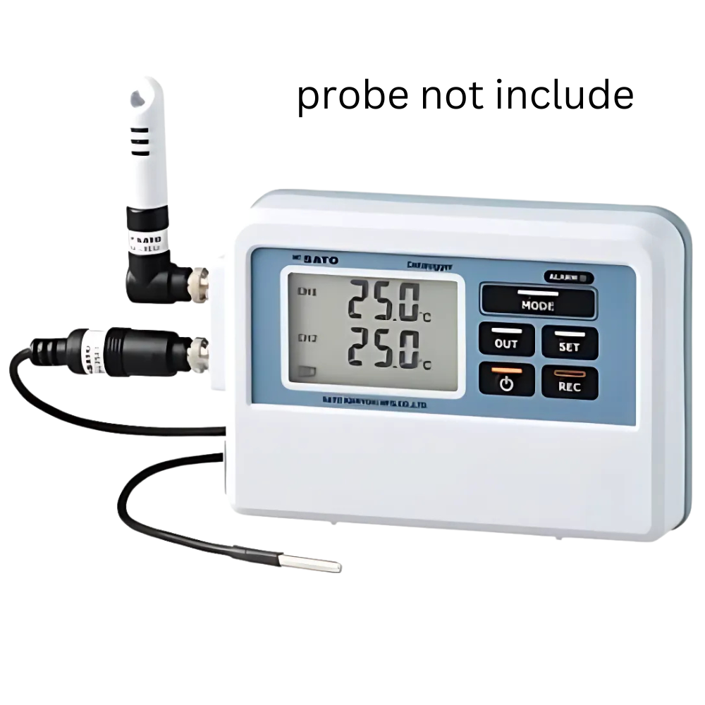 SK Sato รุ่น SK-L751 เครื่องวัดและบันทึกค่าข้อมูลอุณหภูมิและความชื้นแบบมีสาย,Wired temperature humidity,datalogger(temperature measurement,seperate probe),cat.no.8800-00