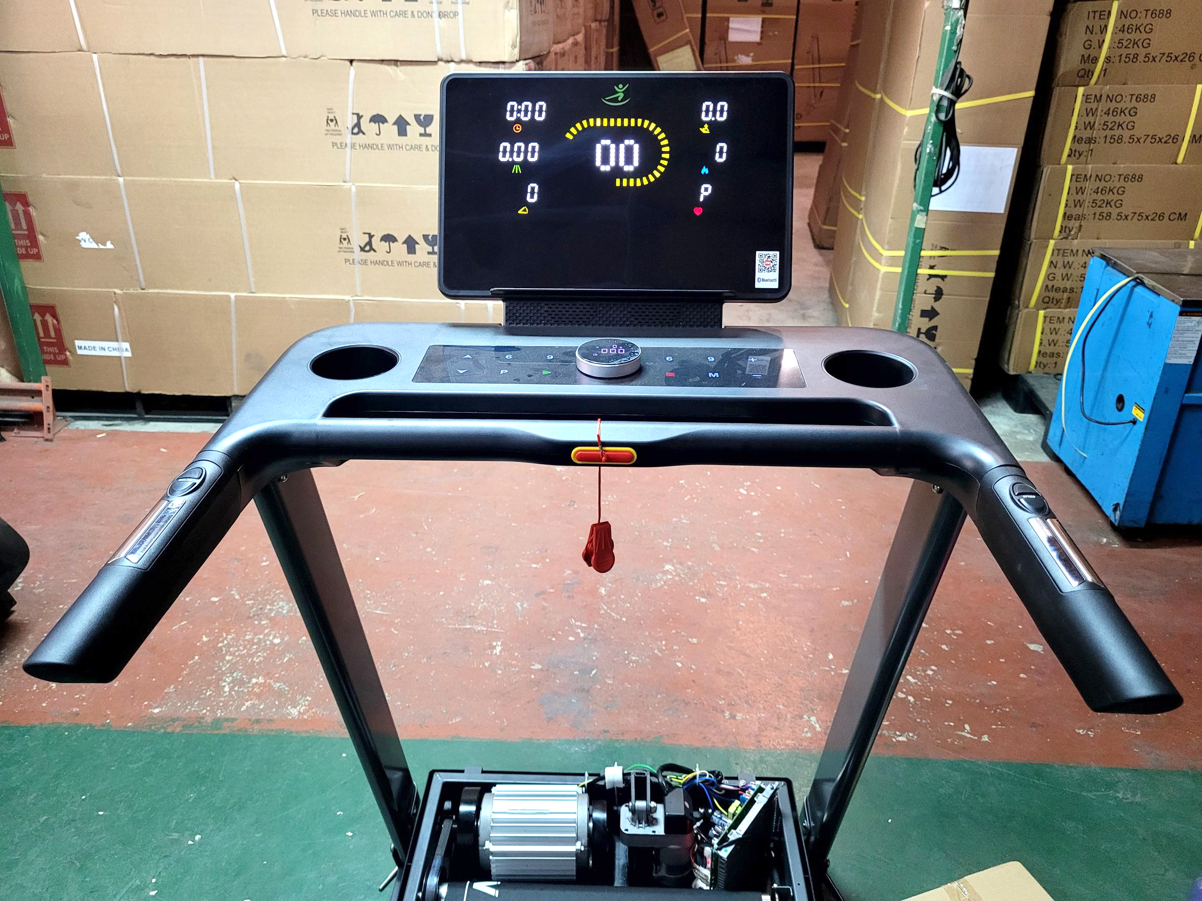 ลู่วิ่งไฟฟ้า V tech รุ่น T565 วีเทค มอเตอร์AC ลู่วิ่งฟิตเนส ลู่วิ่งMotorAC Commercial