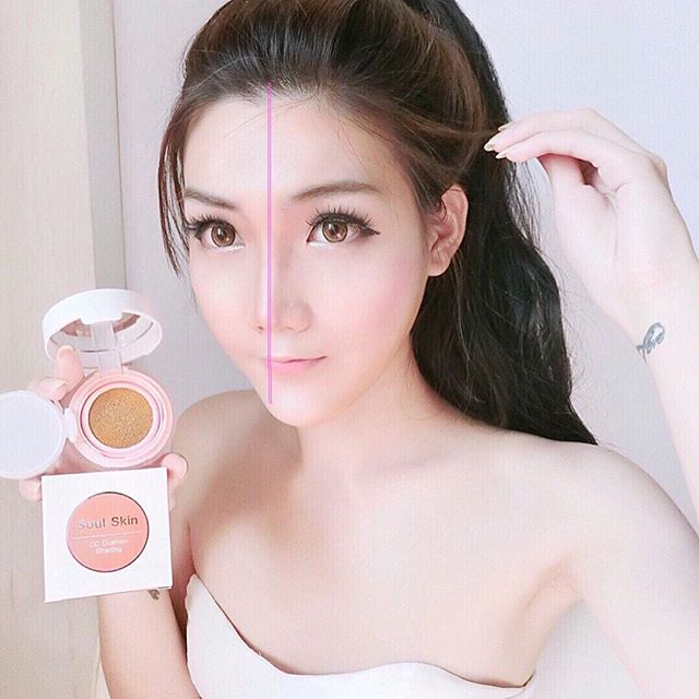 เฉดดิ้งคูชั่น หน้าเรียว Soul Skin CC Cushion Shading