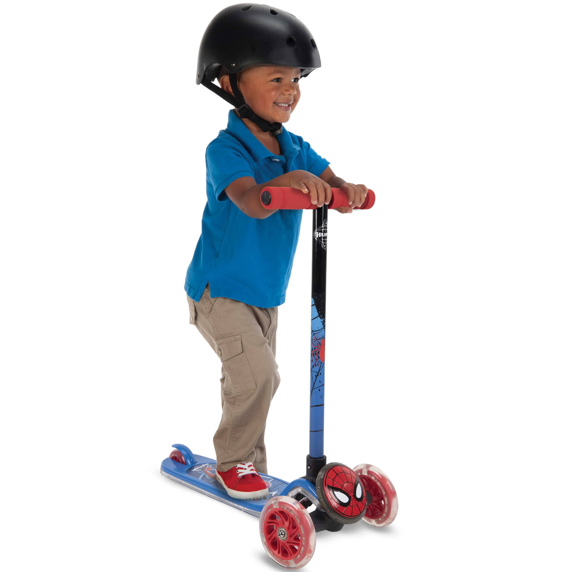 สกู๊ตเตอร์ 3 ล้อ Marvel Spider-Man 3-Wheel Scooter for Toddlers by Huffy