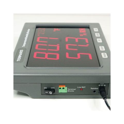 Tenmars รุ่นDG-185เครื่องวัดอุณหภูมิและความชื้นแบบดิจิตอลขนาดใหญ่พร้อมนาฬิกาแจ้งเตือนLarge Digital Temperature / Humidity Monitor with Alarm DG-185