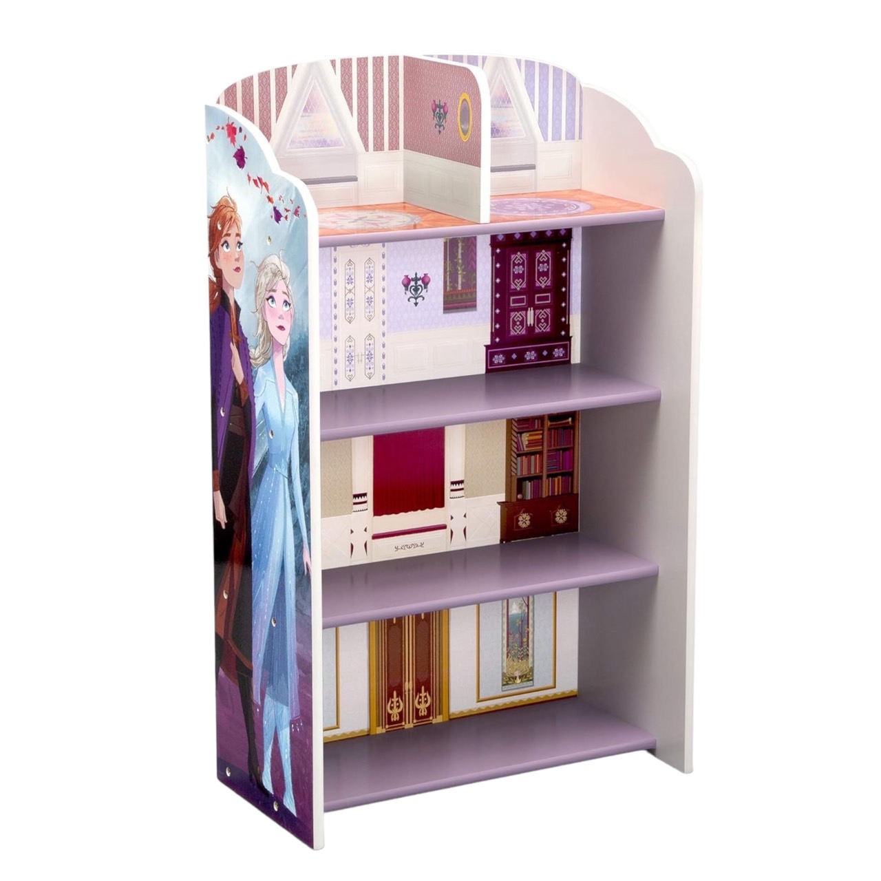 ชั้นวางของลายโฟรเซ่นDelta Children Wooden Playhouse 4-Shelf Bookcase for Kids, Frozen II นำเข้า🇺🇸 , ราคา 2,990 บาท