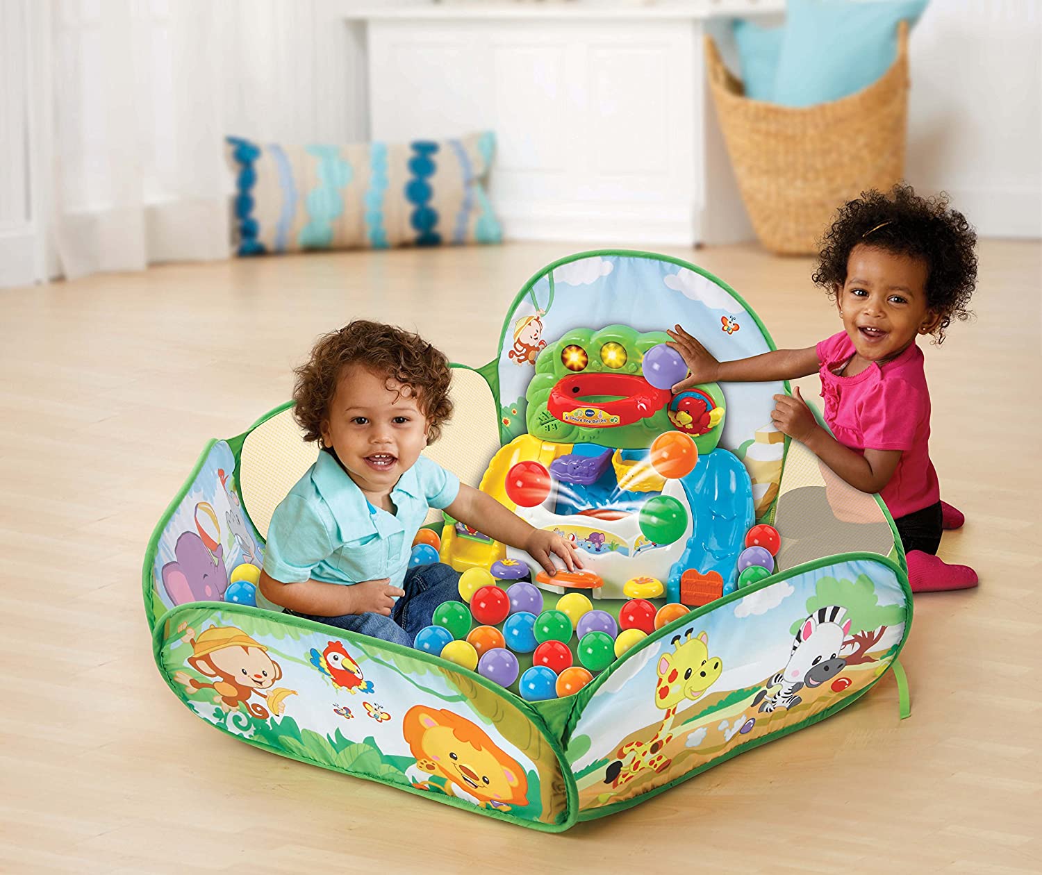 บ่อบอล VTech Pop-a-Balls Drop and Pop Ball Pit, Green ลูกบอลมหาสนุก ราคา 3390 บาท