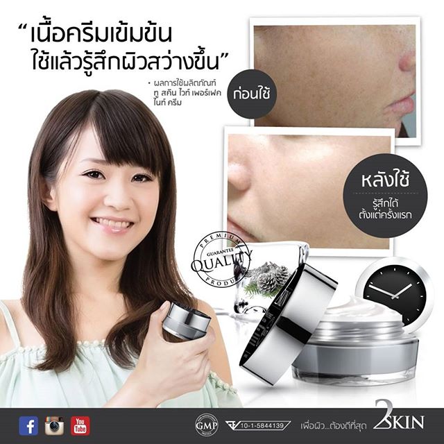 ทู สคิน ไวท์ เพอร์เฟค ไนท์ ครีม (2Skin White Perfect Night Cream)