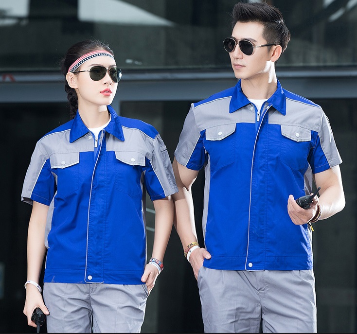 M6203007 ชุดช่าง,เสื้อช้อป,เสื้อวิศวกร,เสื้อช่างยนตร์,เสื้อช่างไฟฟ้า,เสื้อช่างถูกที่สุด สีภาพ S-4XL M6203007 ชุด
